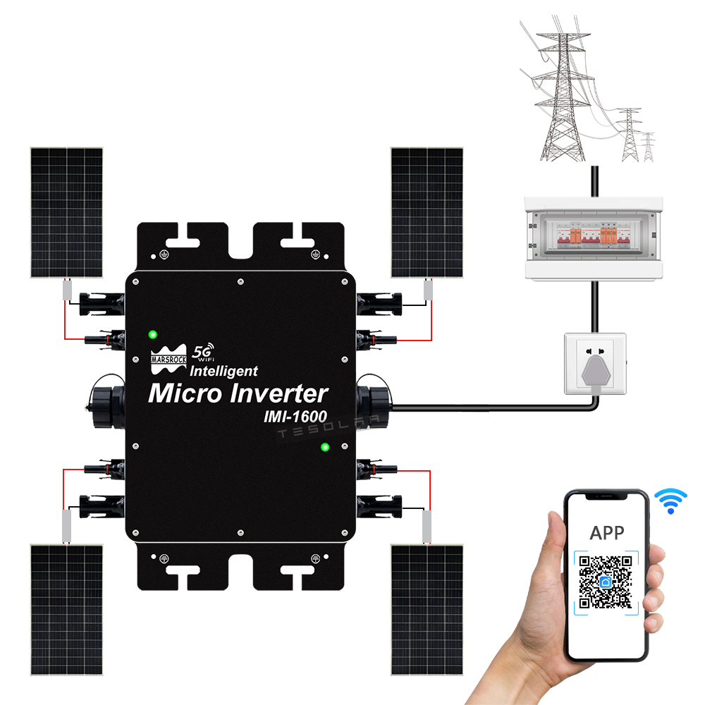 1600W Micro Solar Inverter For - Grid Tie Micro Inverter recension och pris