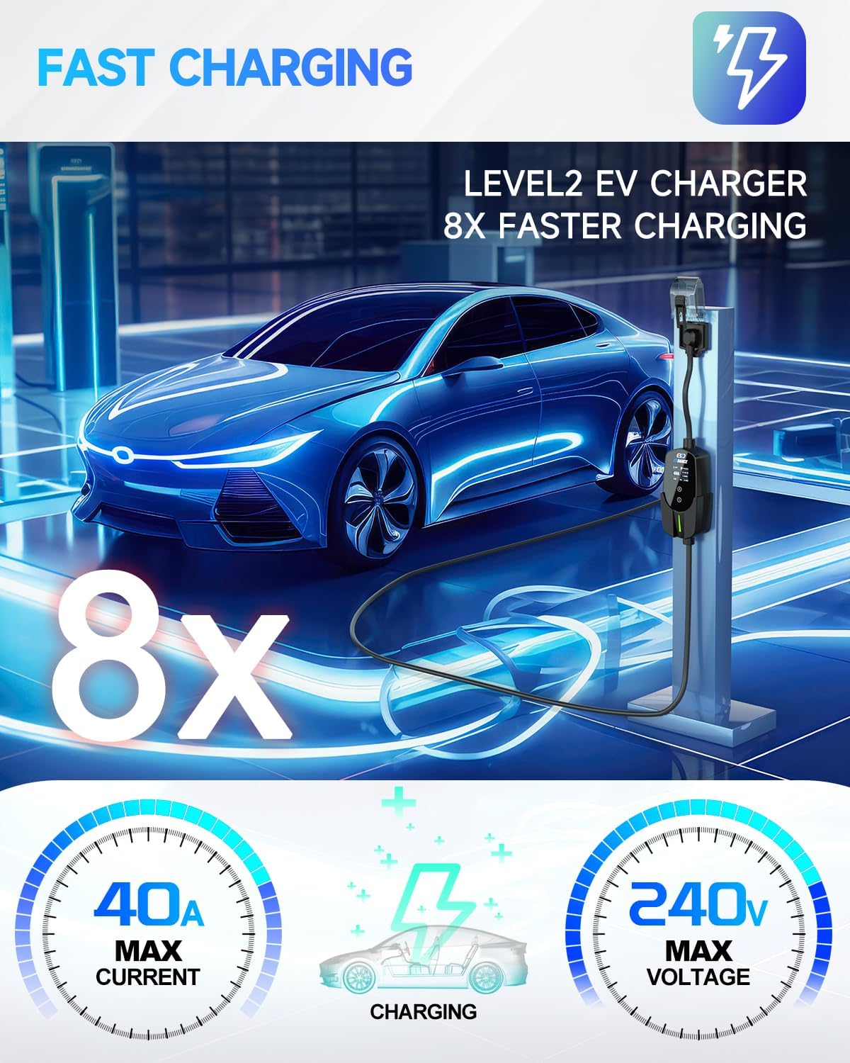 EVDANCE Portable EV Charger fo - Ev Charger Wallbox recension och pris