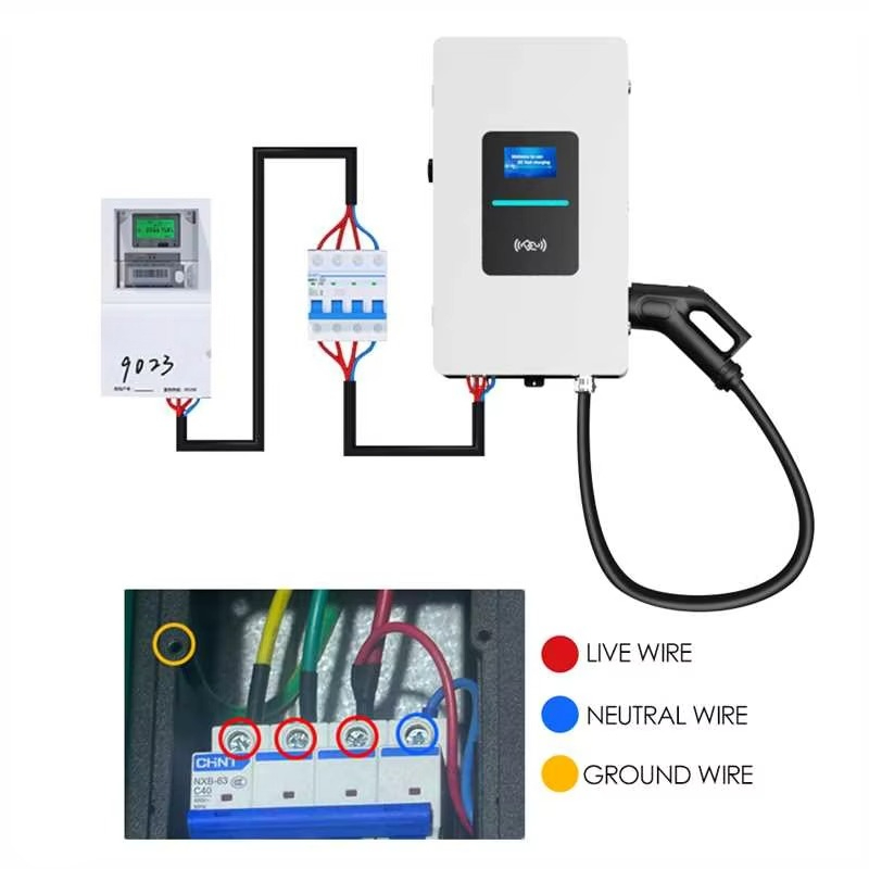RSCHG 20kw CCS1 IP54  DC Elect - Ev Charger Wallbox recension och pris