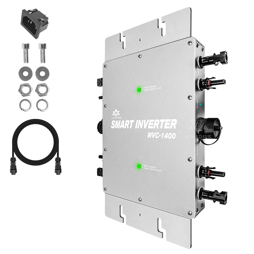 1400W 80-260VAC 22-50VDC Dual  - Grid Tie Micro Inverter recension och pris