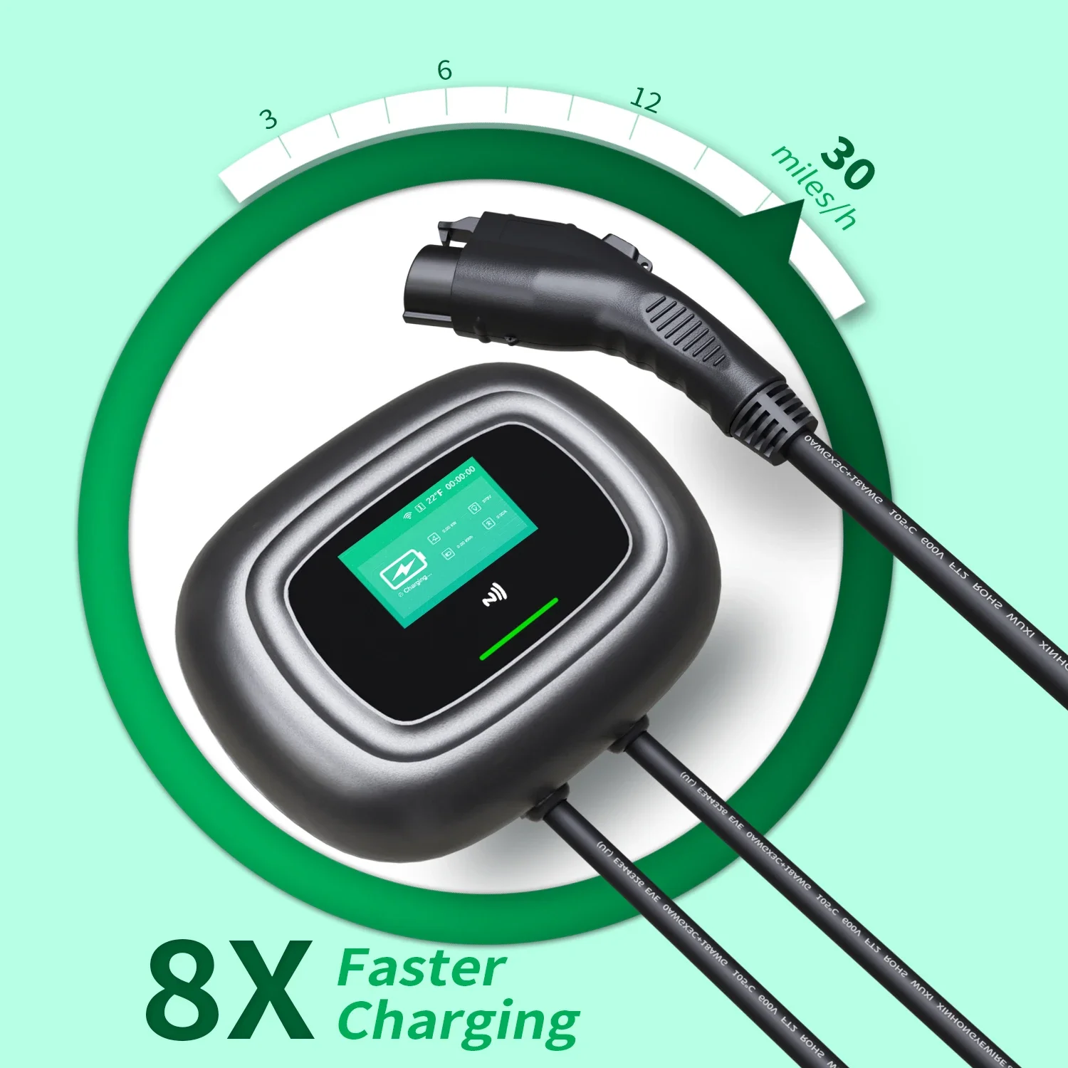 NEW Khons Wall-Mounted Electri - Ev Charger Wallbox recension och pris